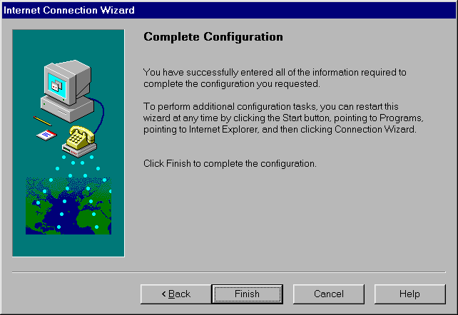 [Click on the Start button]